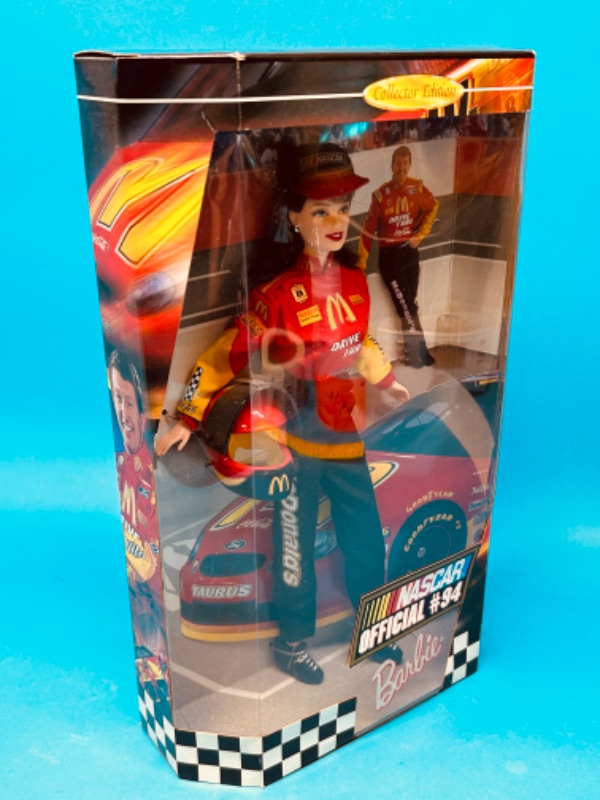 Photo 2 of 811318…Barbie NASCAR official #94 doll McDonald’s 