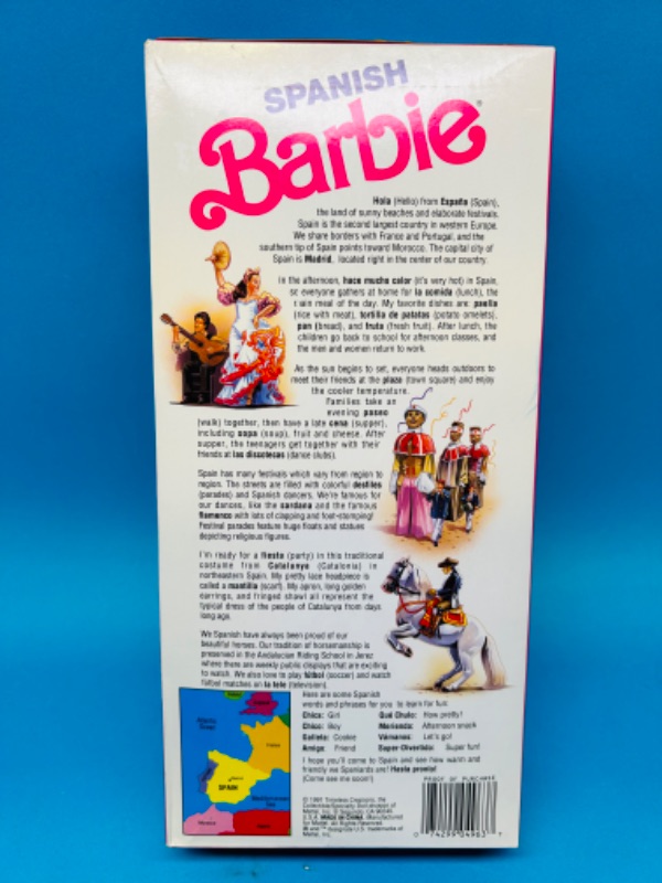 Photo 2 of 811322…Spanish Barbie 1991