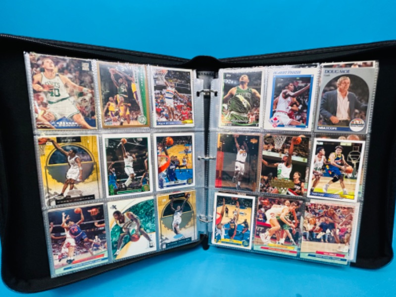 Photo 16 of 811330…360 mixed basketball trading cards in binder