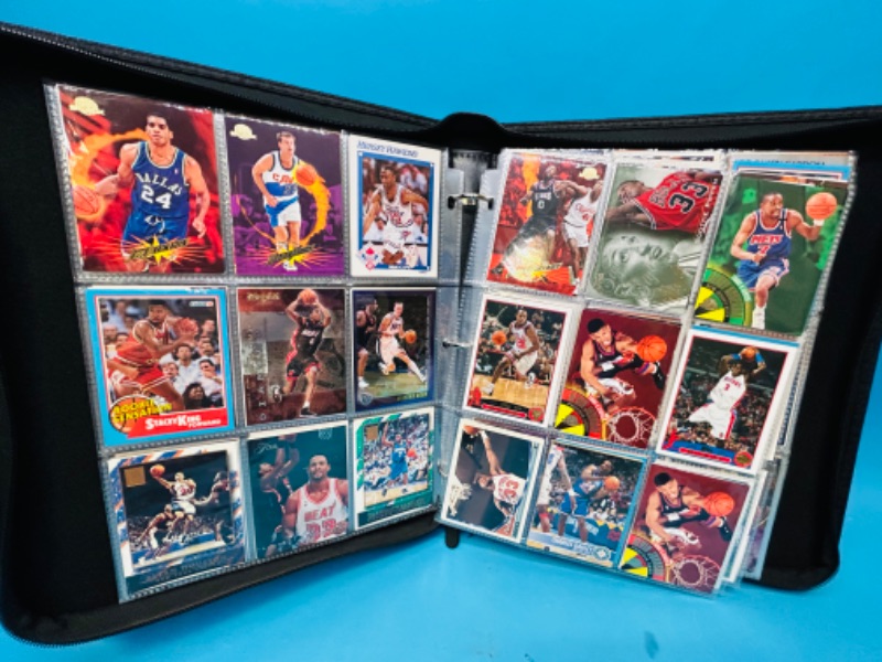 Photo 7 of 811330…360 mixed basketball trading cards in binder