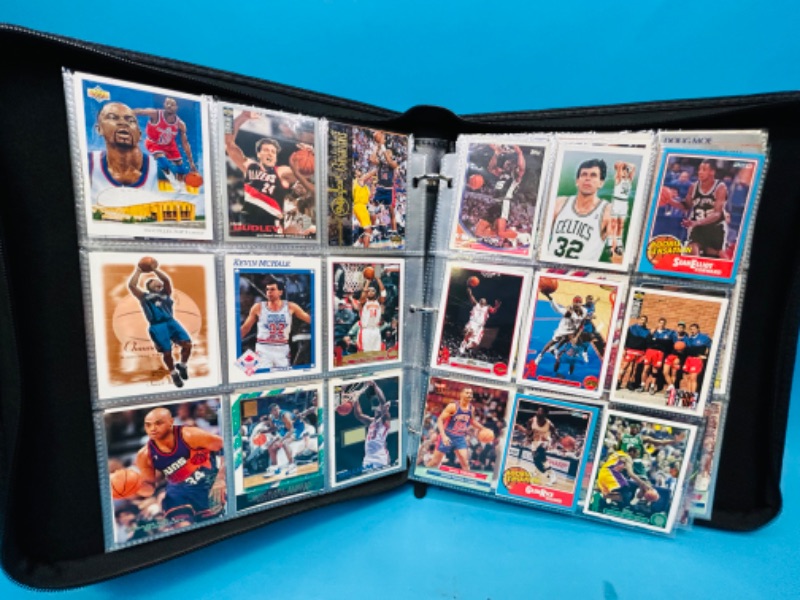 Photo 13 of 811330…360 mixed basketball trading cards in binder