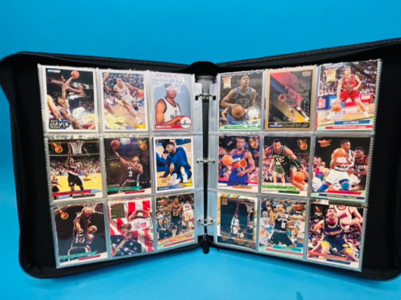 Photo 4 of 811330…360 mixed basketball trading cards in binder