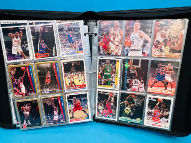 Photo 12 of 811330…360 mixed basketball trading cards in binder