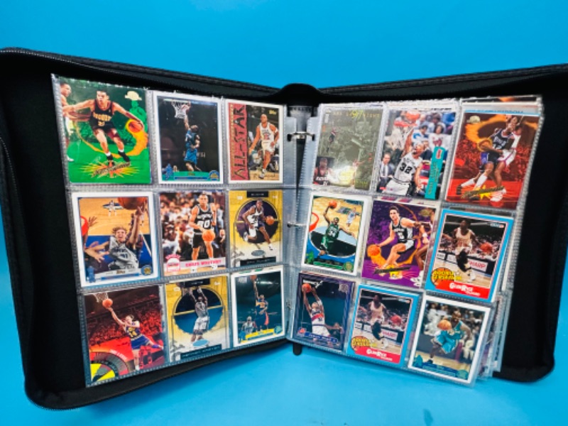 Photo 9 of 811330…360 mixed basketball trading cards in binder