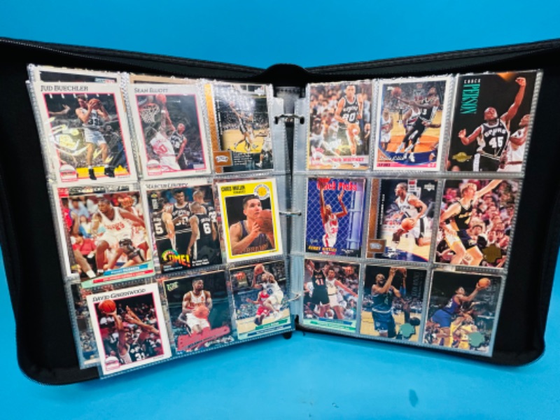 Photo 15 of 811330…360 mixed basketball trading cards in binder