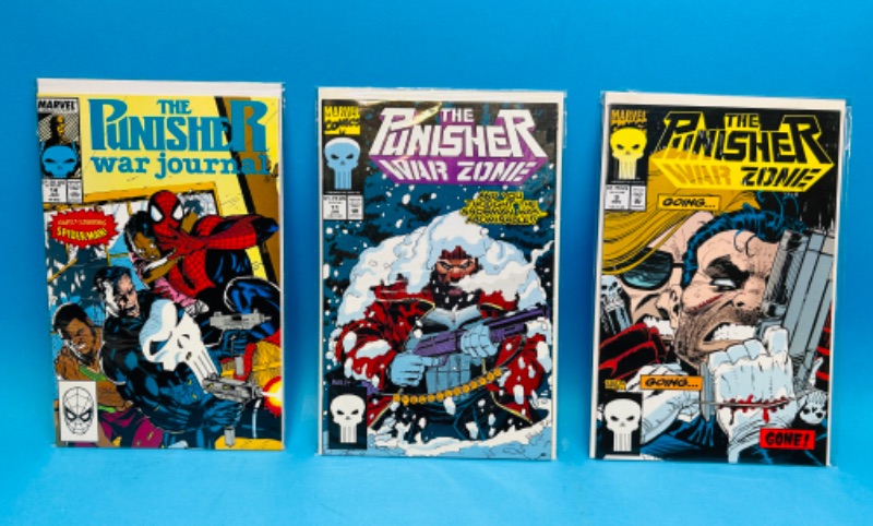 Photo 1 of 811331…3 punisher comics in plastic sleeves 