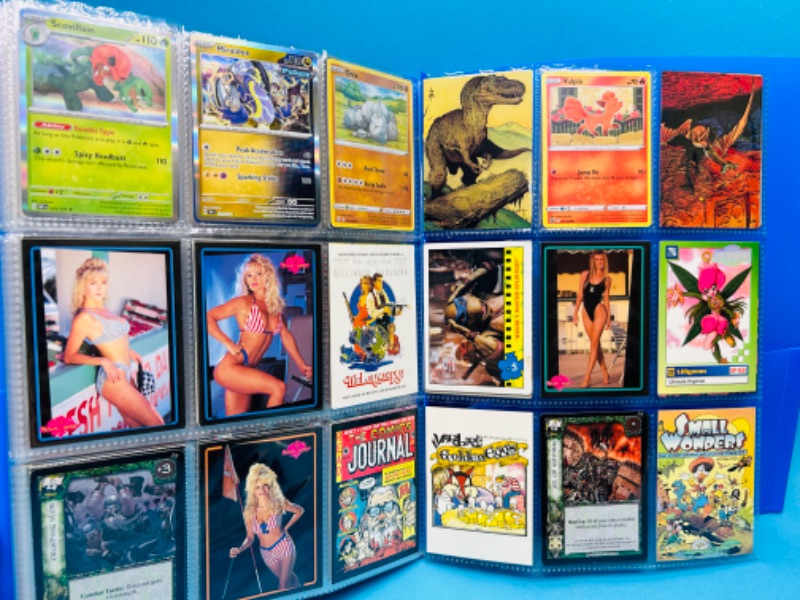 Photo 10 of 811340…216 character and comic trading cards in binder 