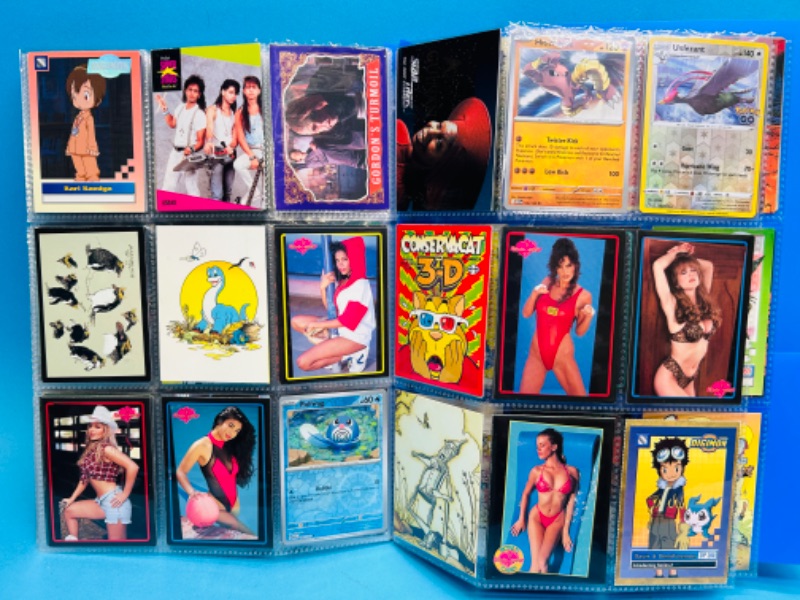 Photo 2 of 811340…216 character and comic trading cards in binder 