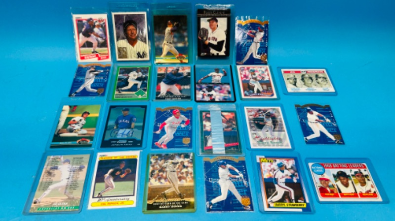 Photo 1 of 811368…collectible baseball l cards in hard plastic sleeves 