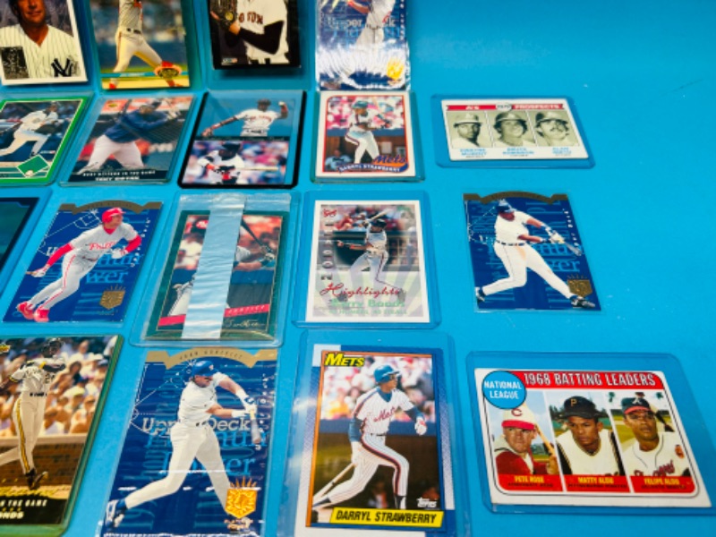 Photo 3 of 811368…collectible baseball l cards in hard plastic sleeves 