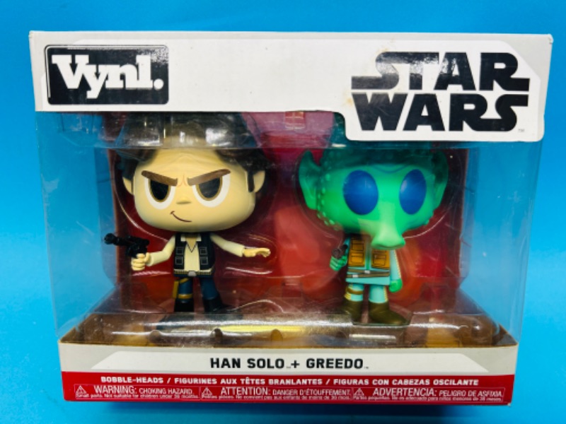 Photo 1 of 811387…Vynl Star Wars bobble head figures 