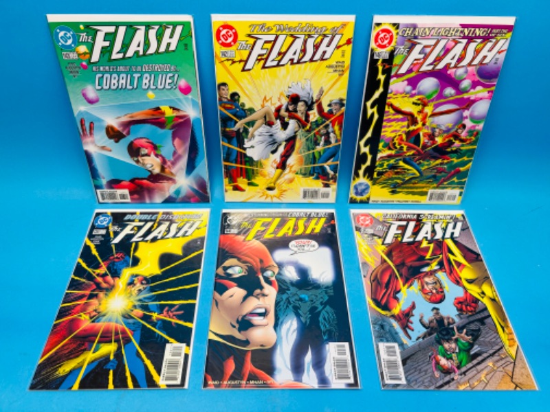 Photo 1 of 811396…6 Flash comics in plastic sleeves 