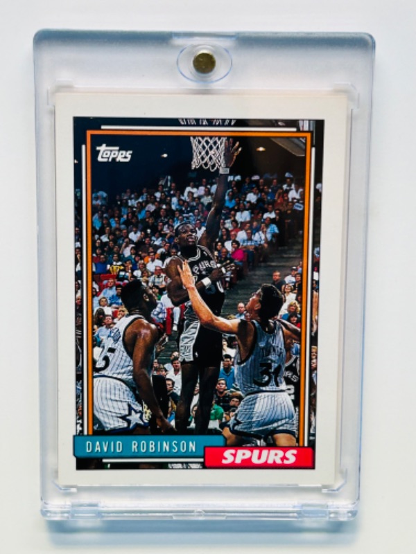 Photo 1 of 811417…topps David Robinson card 277 in hard plastic case