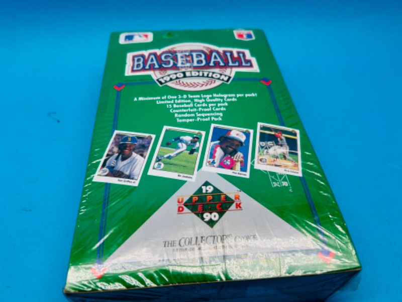 Photo 2 of 811444…sealed upper deck 1990 baseball collectors choice box 