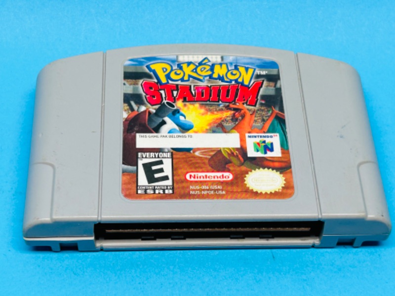 Photo 1 of 811445…Nintendo Pokemon stadium Nintendo 64 game pack