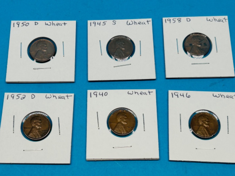 Photo 1 of 811466…. Vintage circulated wheat Pennies 