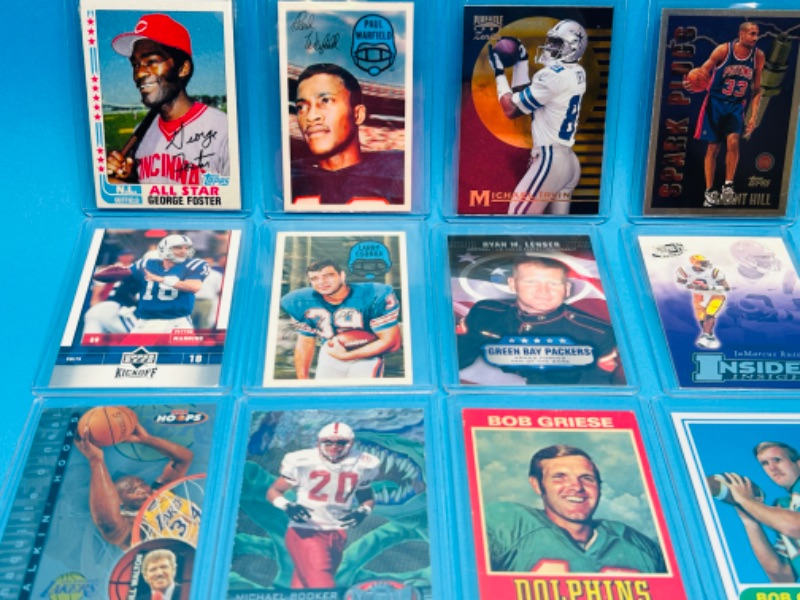 Photo 3 of 811492…15 collectible sports trading cards  in hard plastic sleeves 