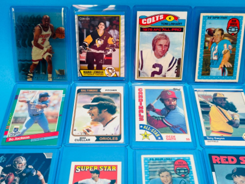 Photo 3 of 811493…15 collectible sports cards  in hard plastic sleeves 