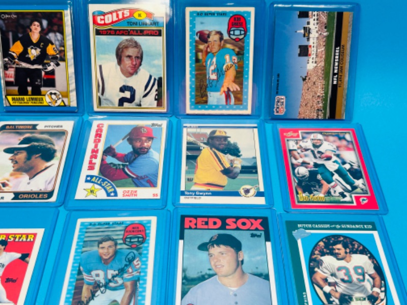 Photo 2 of 811493…15 collectible sports cards  in hard plastic sleeves 