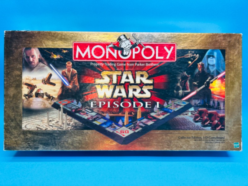 Photo 1 of 811494…monopoly Star Wars episode I collector edition with 3-D gameboard 