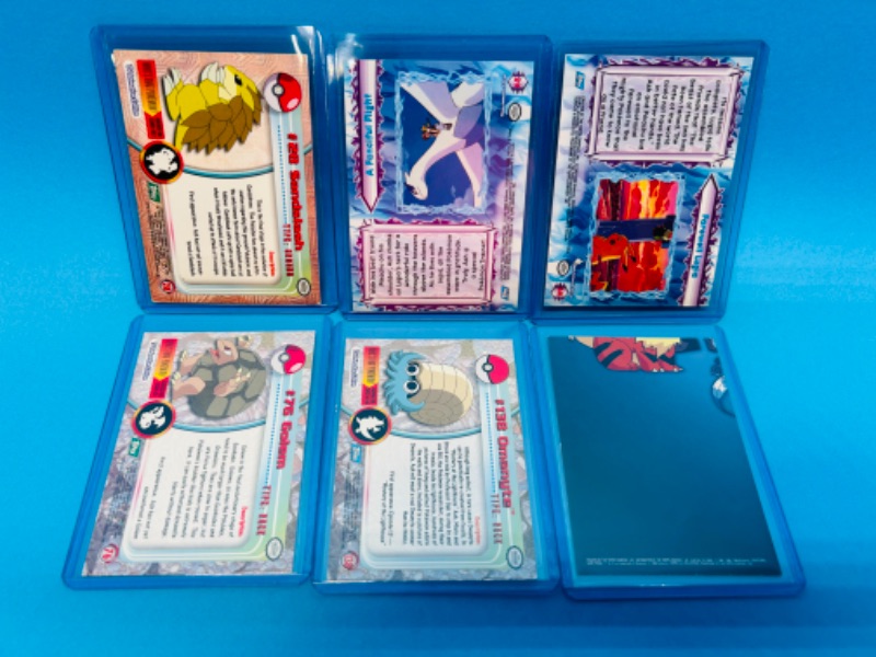 Photo 2 of 811507… 6 topps Pokémon cards in hard plastic sleeves 