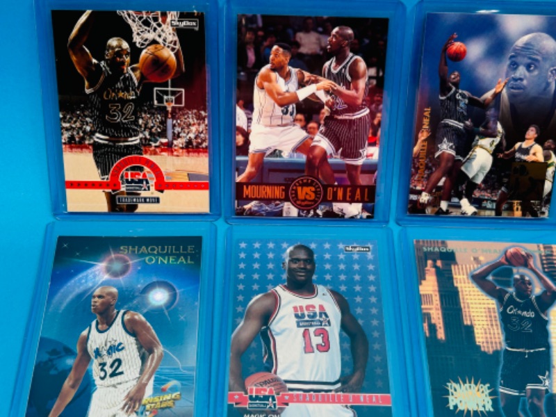 Photo 2 of 811508…8 Shaquille O’Neal trading cards in hard plastic sleeves 