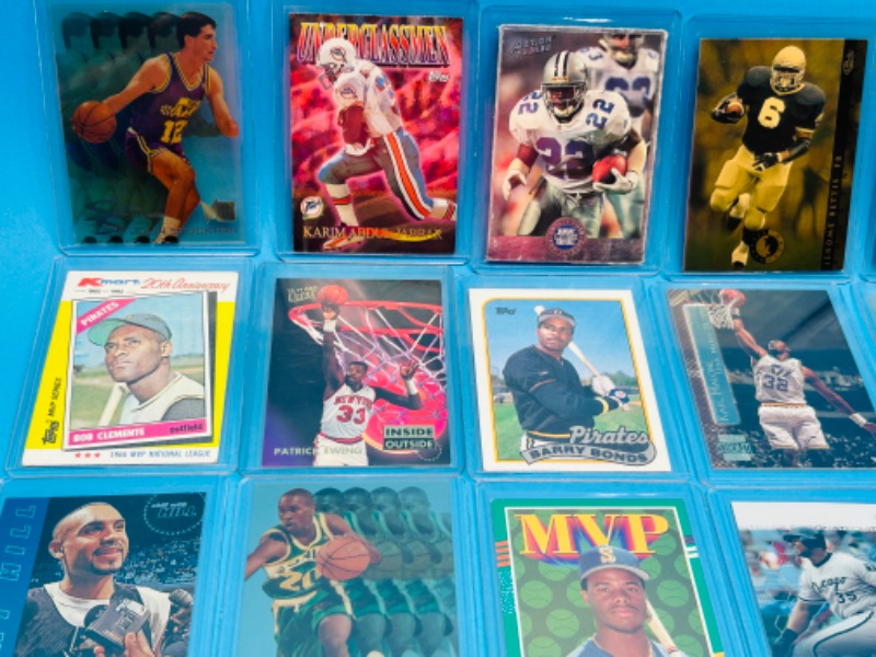 Photo 2 of 811515…15 collectible sports cards in hard plastic sleeves 