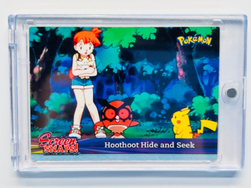 Photo 1 of 811524…Topps Pokémon screen snaps card 10  in hard plastic case 