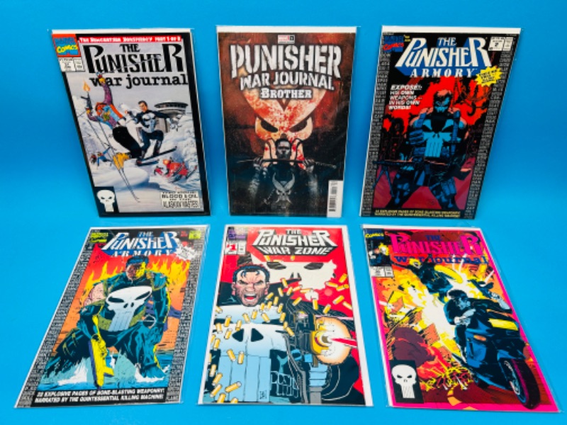 Photo 1 of 811562…6 punisher comics in plastic sleeves 