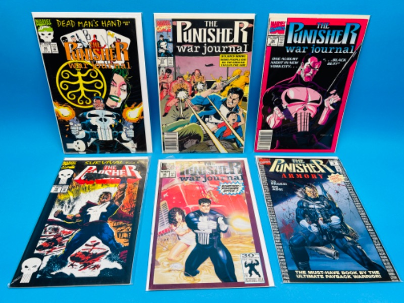 Photo 1 of 811568…6 punisher  comics in plastic sleeves 