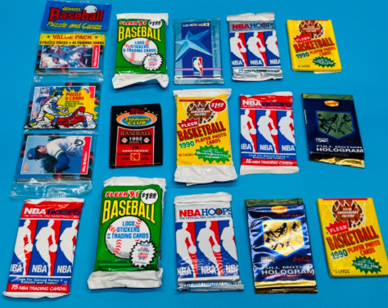 Photo 1 of 811588…Sealed sports card packs