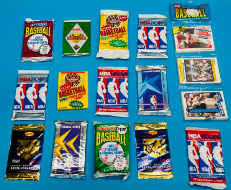 Photo 1 of 811589…Sealed sports card packs 