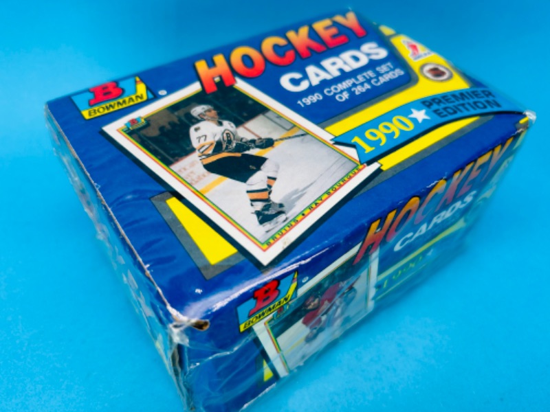 Photo 2 of 811607…small sealed 1990 Bowman hockey cards, premiere edition, 264 card box