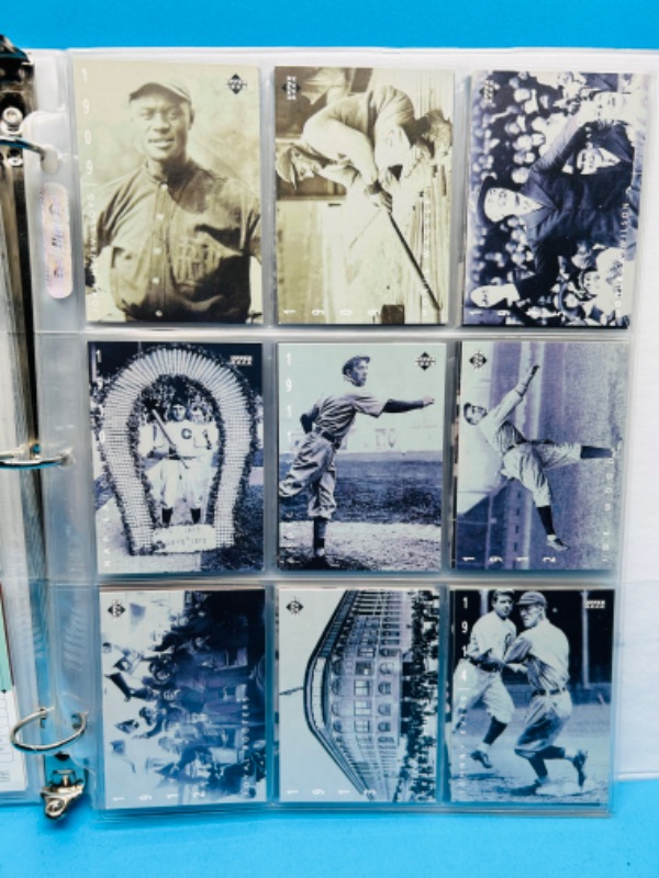 Photo 5 of 811609…91 Upper deck baseball trading cards that capture historic past in binder 