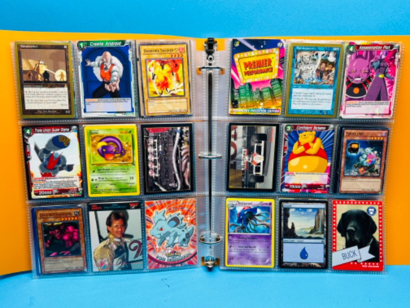 Photo 11 of 811611…216 character and game trading cards in binder 