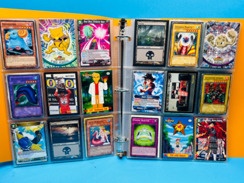 Photo 8 of 811611…216 character and game trading cards in binder 