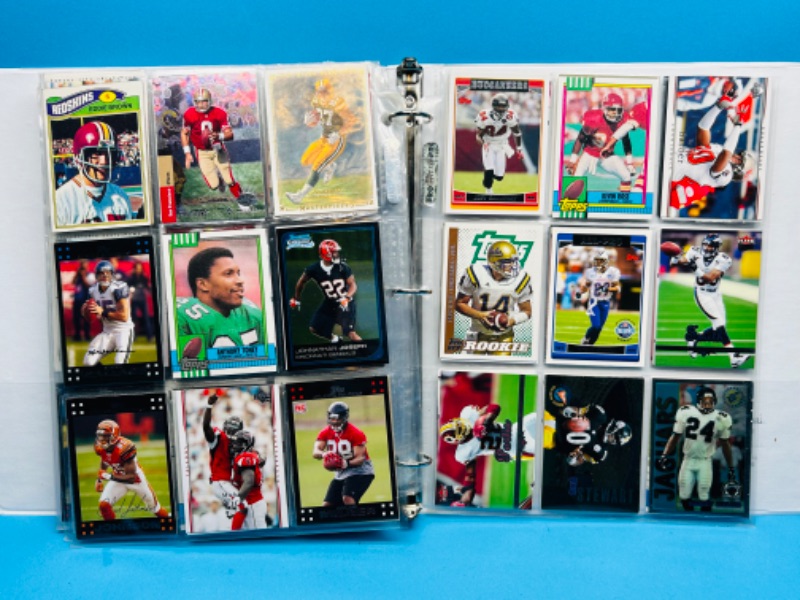 Photo 2 of 811612…270 mixed football trading cards in binder 