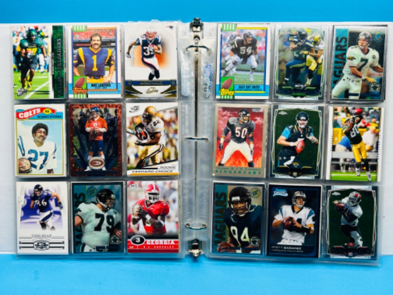 Photo 3 of 811612…270 mixed football trading cards in binder 