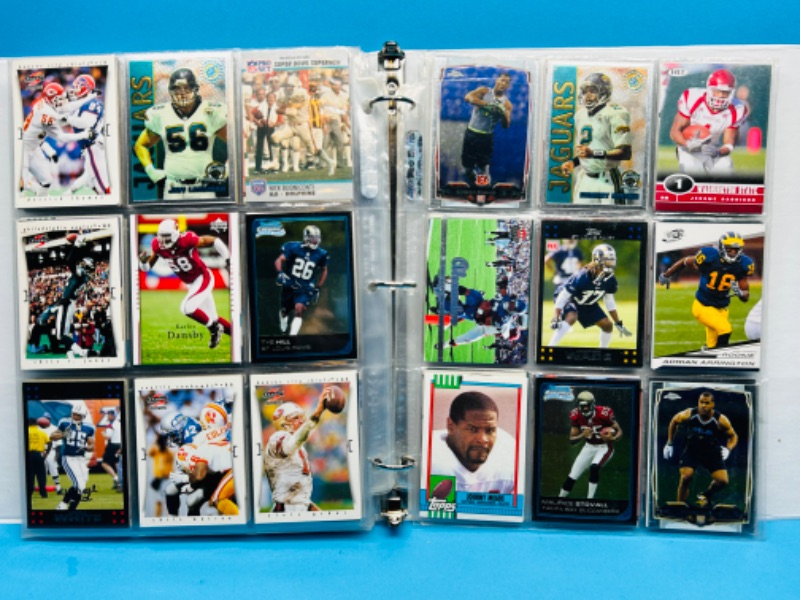 Photo 7 of 811612…270 mixed football trading cards in binder 