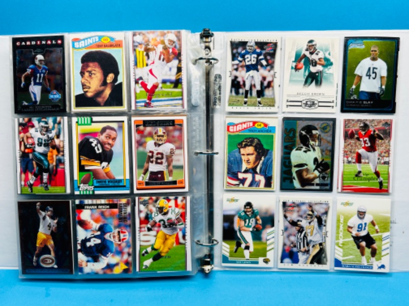 Photo 6 of 811612…270 mixed football trading cards in binder 