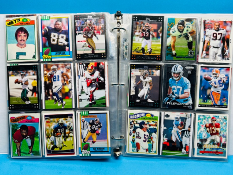 Photo 13 of 811612…270 mixed football trading cards in binder 