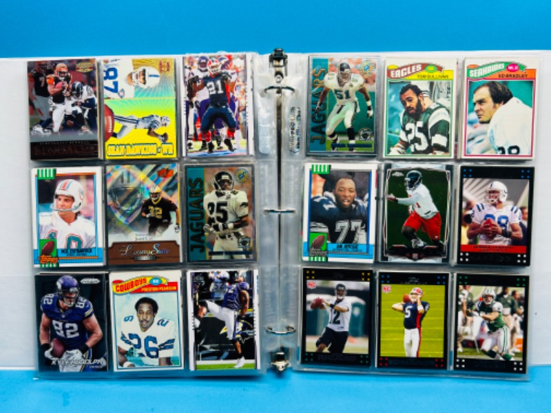 Photo 4 of 811612…270 mixed football trading cards in binder 