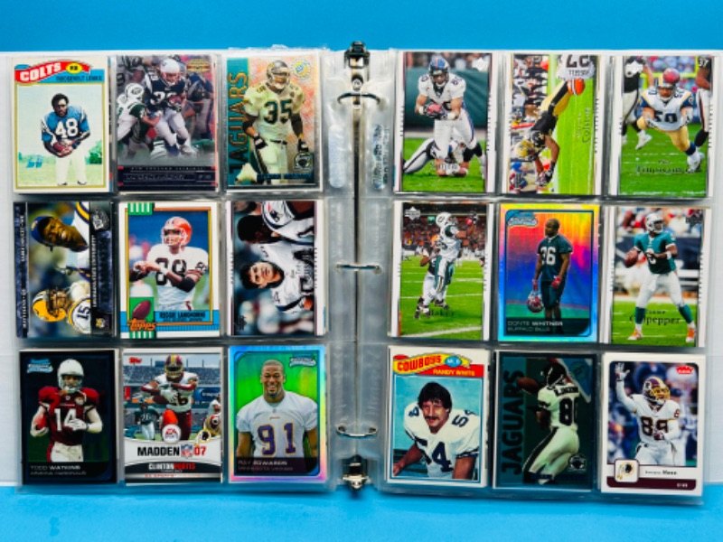 Photo 9 of 811612…270 mixed football trading cards in binder 