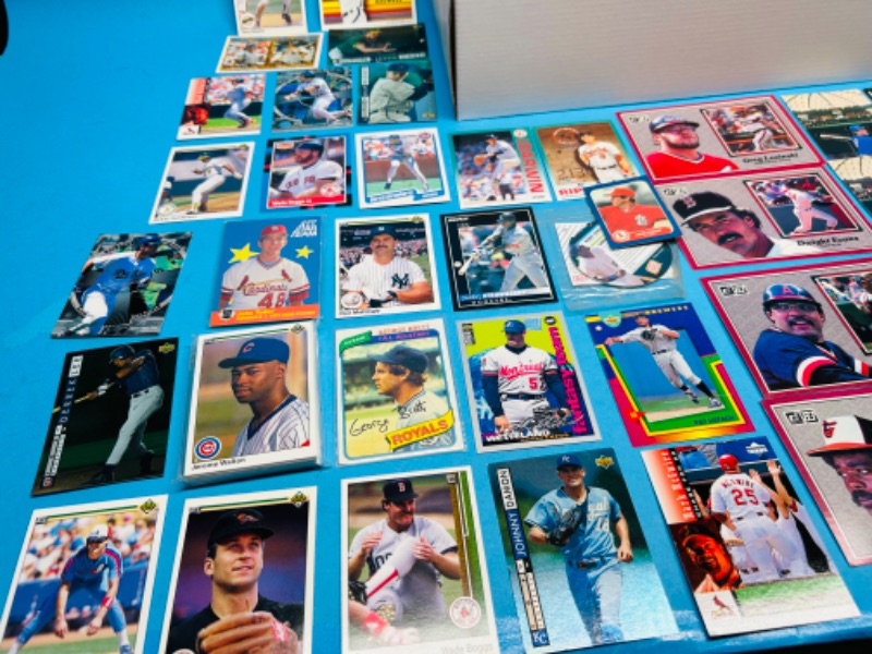 Photo 7 of 1500+ mixed baseball trading cards in box 