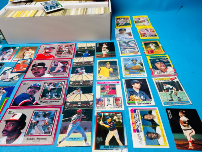 Photo 6 of 1500+ mixed baseball trading cards in box 