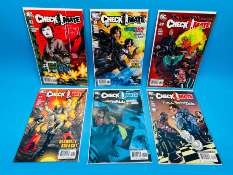 Photo 1 of 811630…6 Check Mate  comics in plastic sleeves 