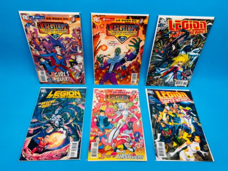 Photo 1 of 811631…6 legion  comics in plastic sleeves 