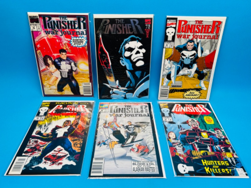 Photo 1 of 811633…6 punisher  comics in plastic sleeves 