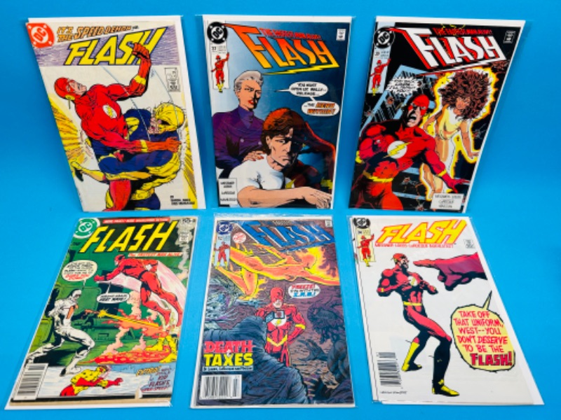 Photo 1 of 811639…6 Flash  comics in plastic sleeves 