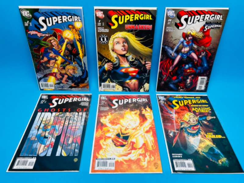 Photo 1 of 811643…6 Supergirl  comics in plastic sleeves 